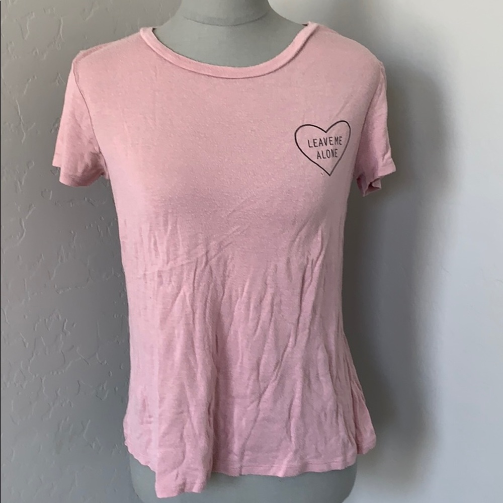 Pink Graphic Tee Girls LG